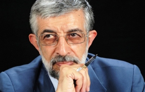 حداد عادل رئیس فرهنگستان زبان و ادب فارسی